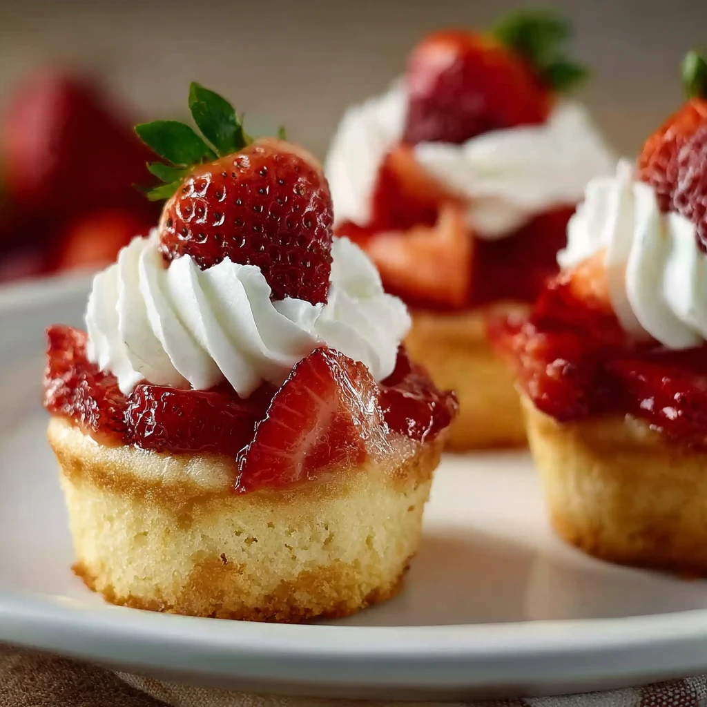 Strawberry Shortcake Cups Strawberry Shortcake Cups Mini Dessert