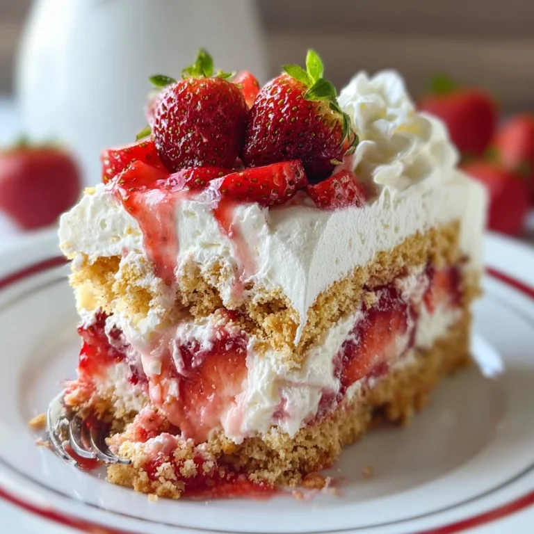 Strawberry Shortcake Ice Cream Cake