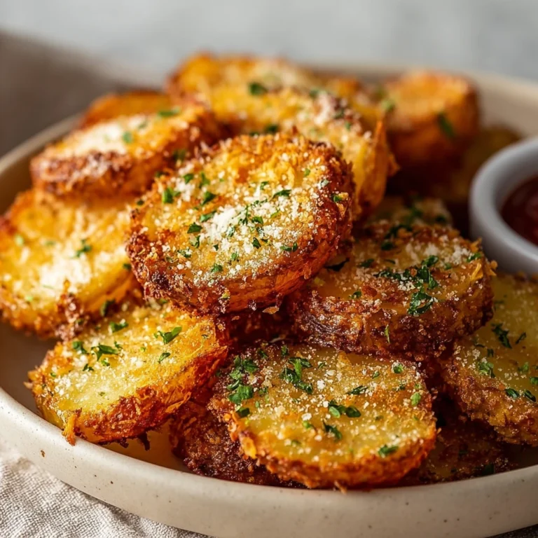 Viral Crispy Garlic Parmesan Crusted Potatoes