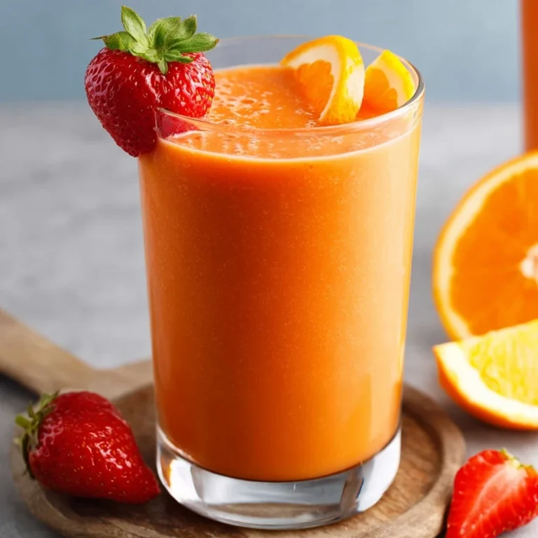 5minute Carrot Fruit Smoothie Delicious