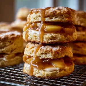 Apple Pie Biscuit Sandwiches (Easy Fall Dessert with Flaky Biscuits)