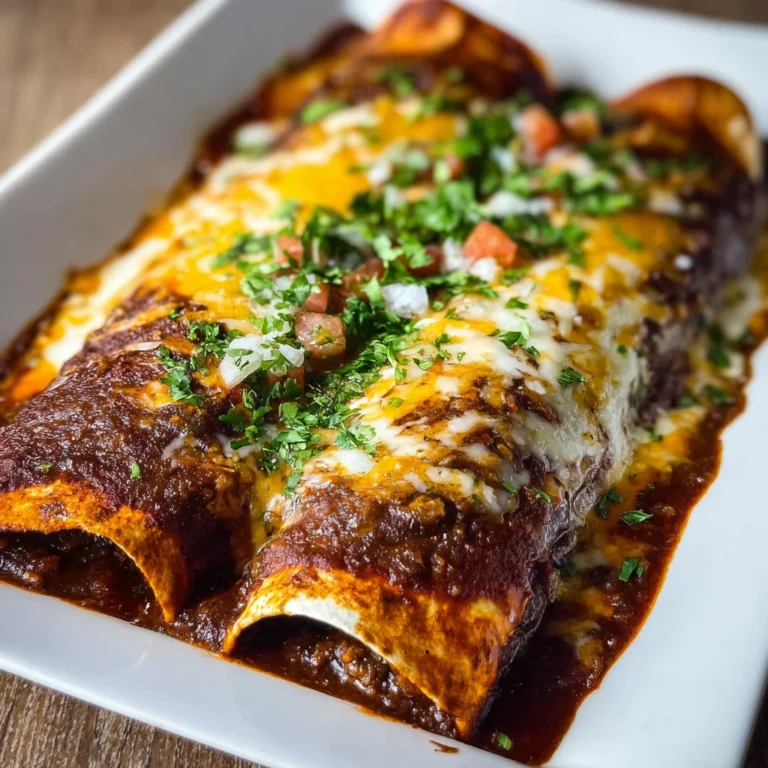Beef Bean Enchiladas
