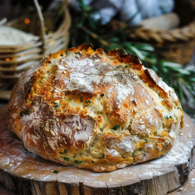 Cheddar Herb Soda Bread