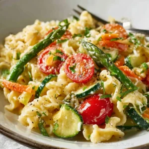 Creamy Pasta Primavera