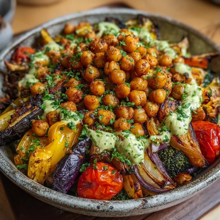 Crispy Chickpea Roasted Veggie Bowl Recipe Healthy Meal