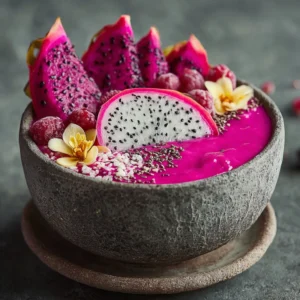 Dragon Fruit Smoothie Bowl (Healthy, Vibrant & Easy Breakfast Recipe