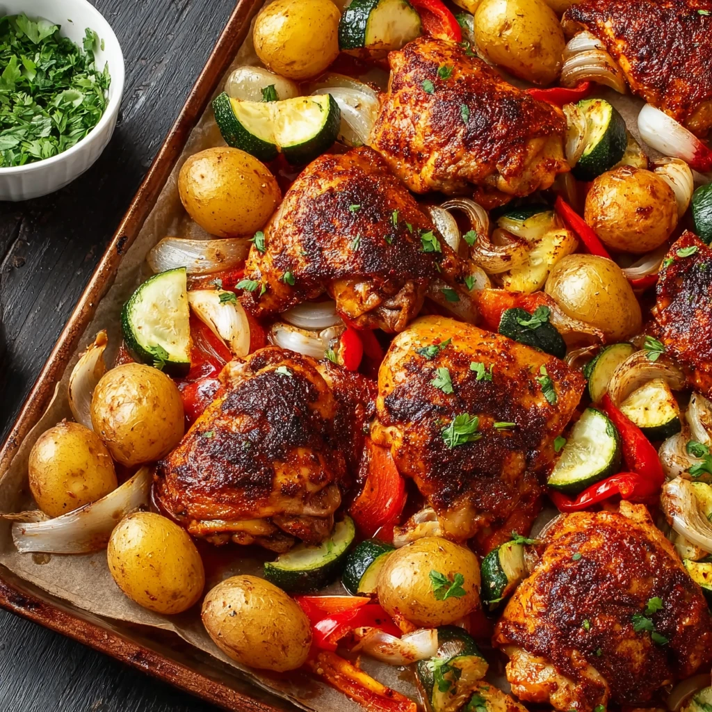 Sheet Pan Peri Chicken Recipe