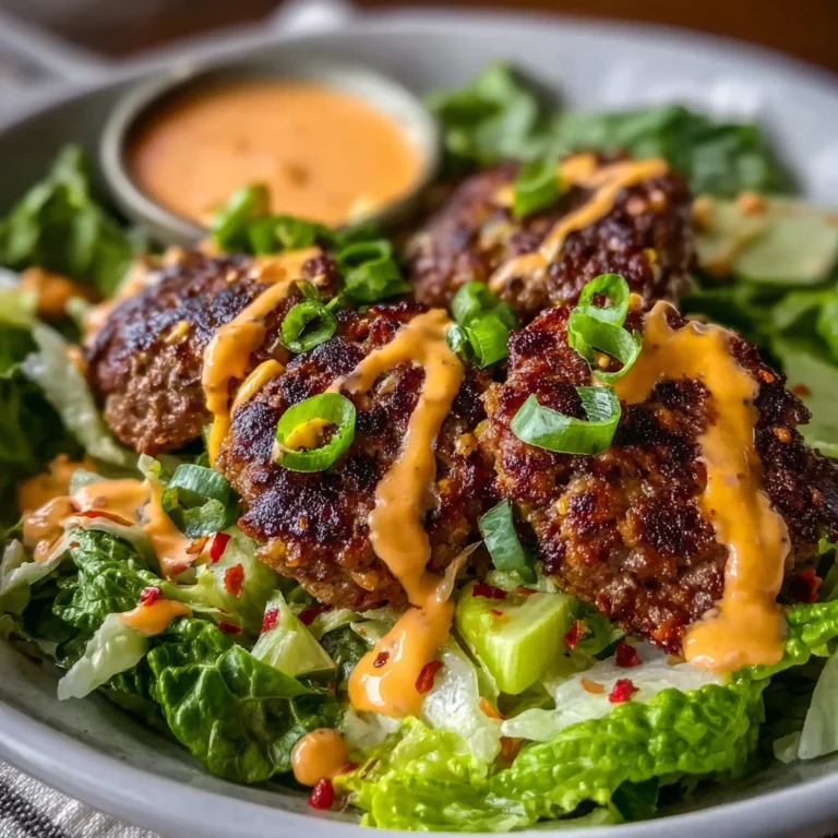 Flavorful Big Mac Smash Burger Salad Recipe Creamy