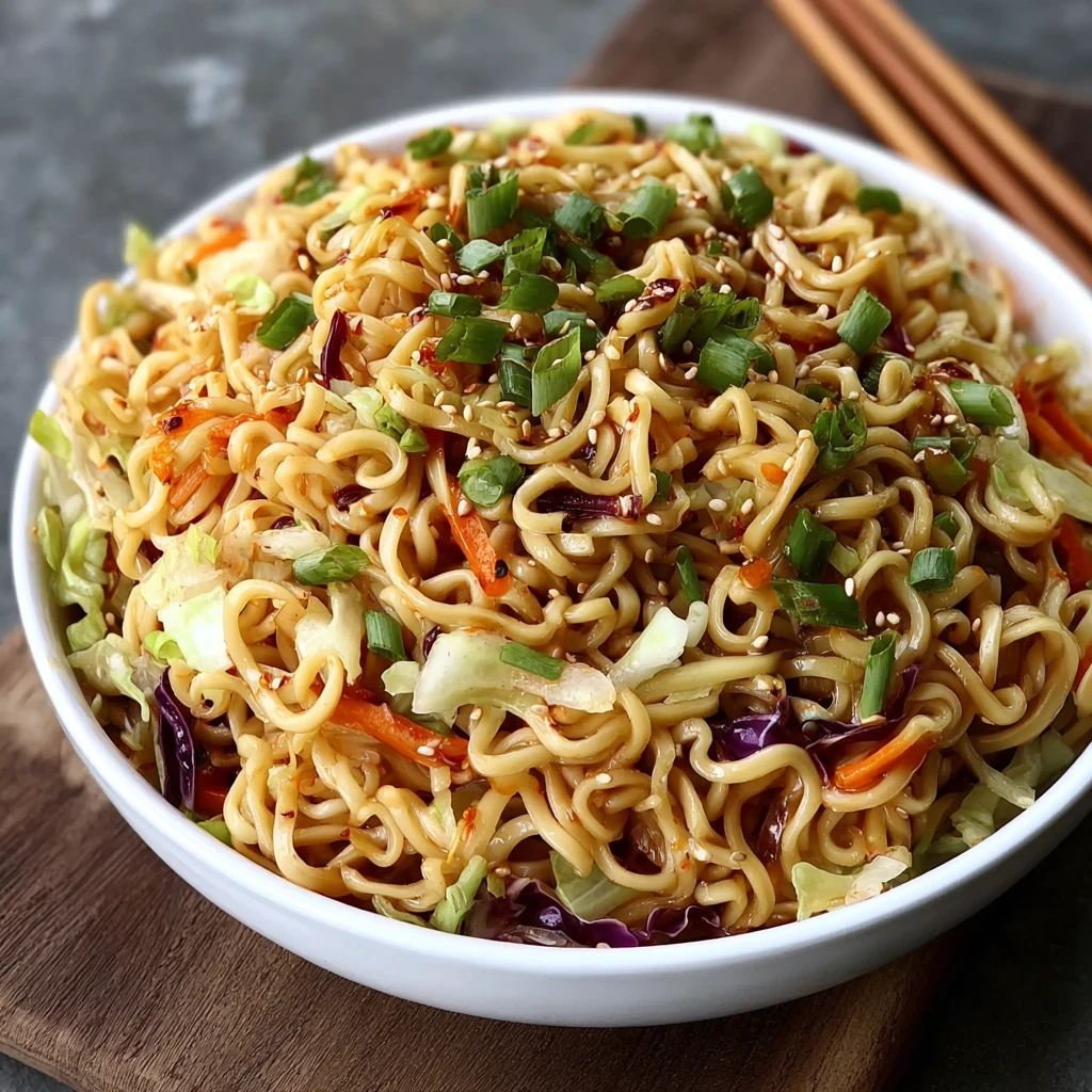 Fresh Asian Sesame Slaw Ramen Noodles 5minute Ginger