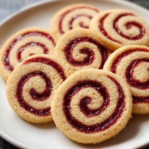 Gluten-Free Cherry Pinwheel Cookies