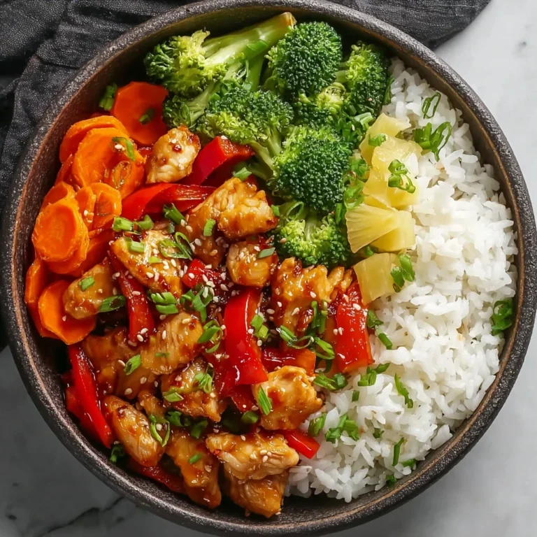 Hawaiian Chicken Bowls Sweet Savory