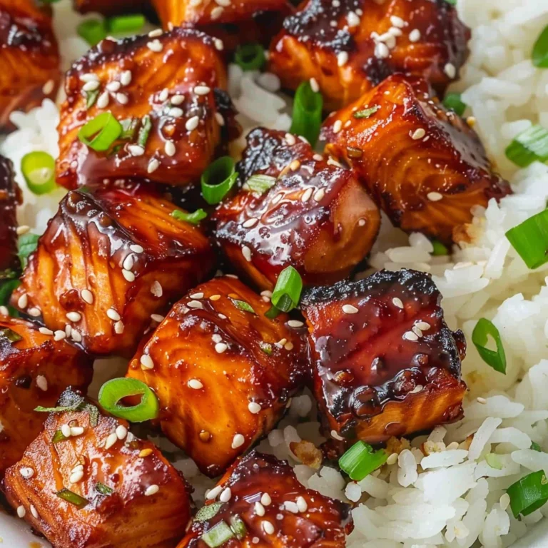 Honey Glazed Salmon Bites