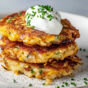 Loaded Mashed Potato Cakes