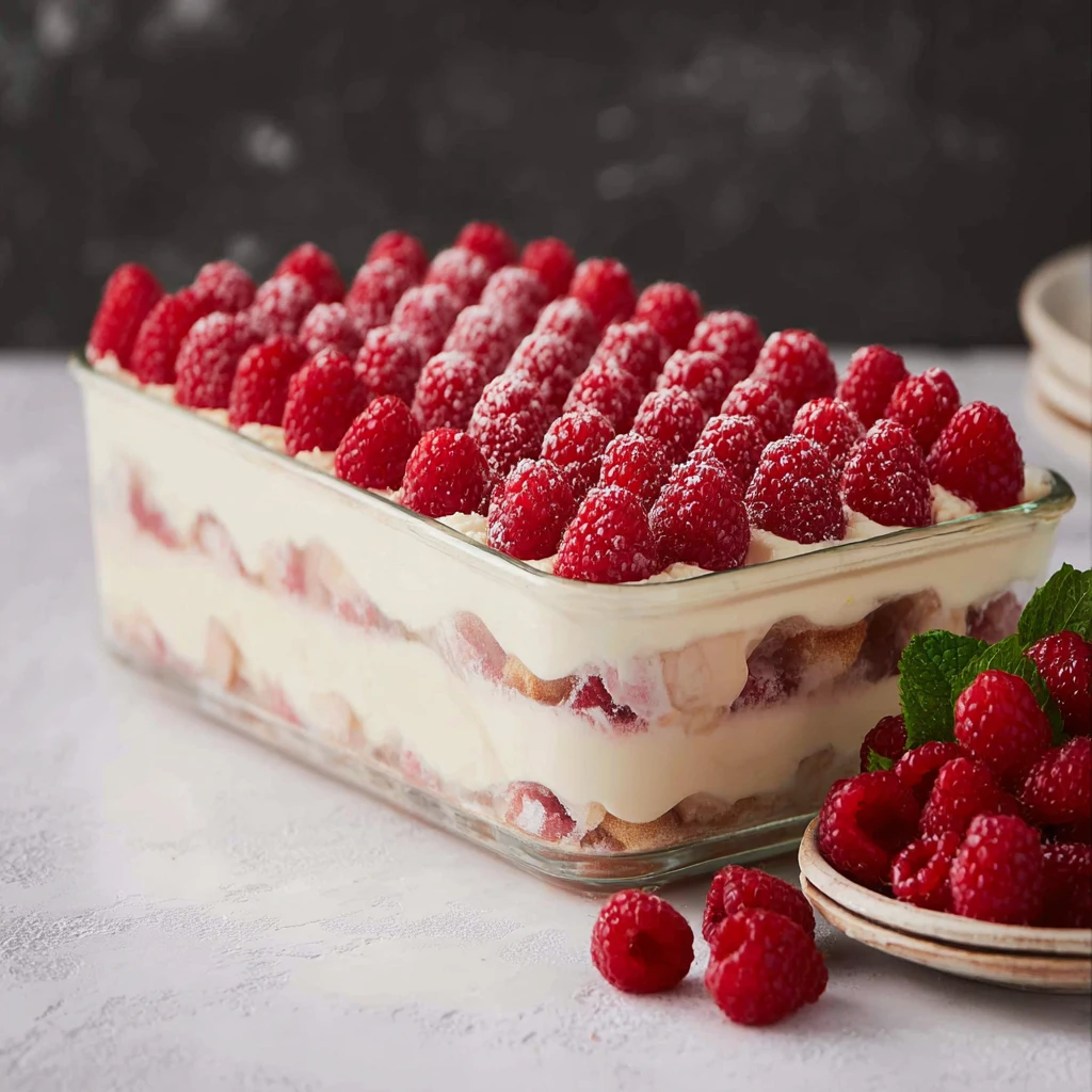 Raspberry Tiramisu