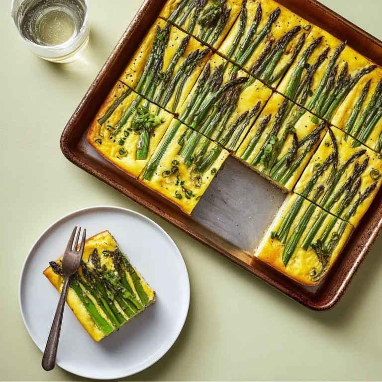 Sheet Pan Asparagus Frittata