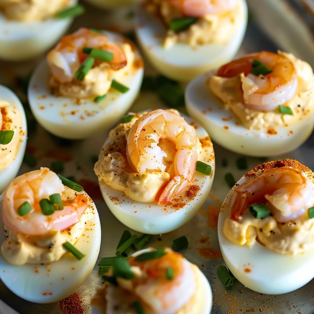 Shrimp Deviled Eggs