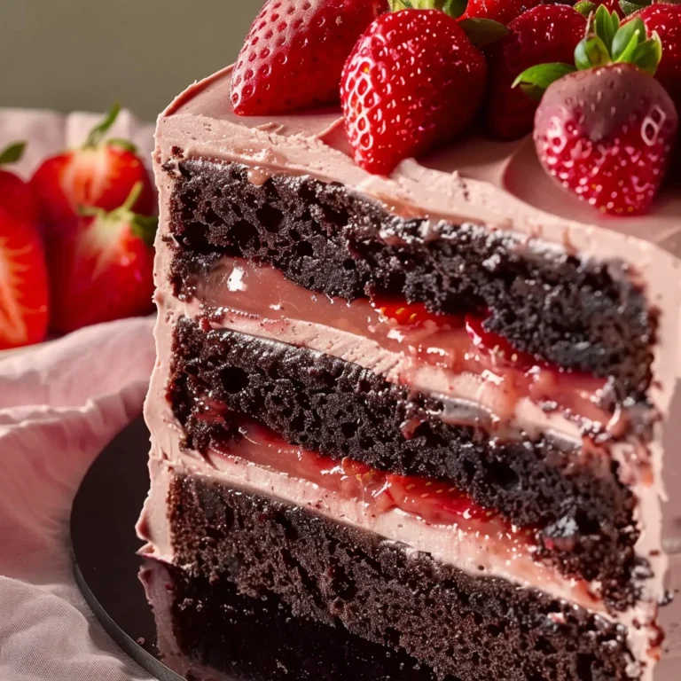 Strawberry Chocolate Cake