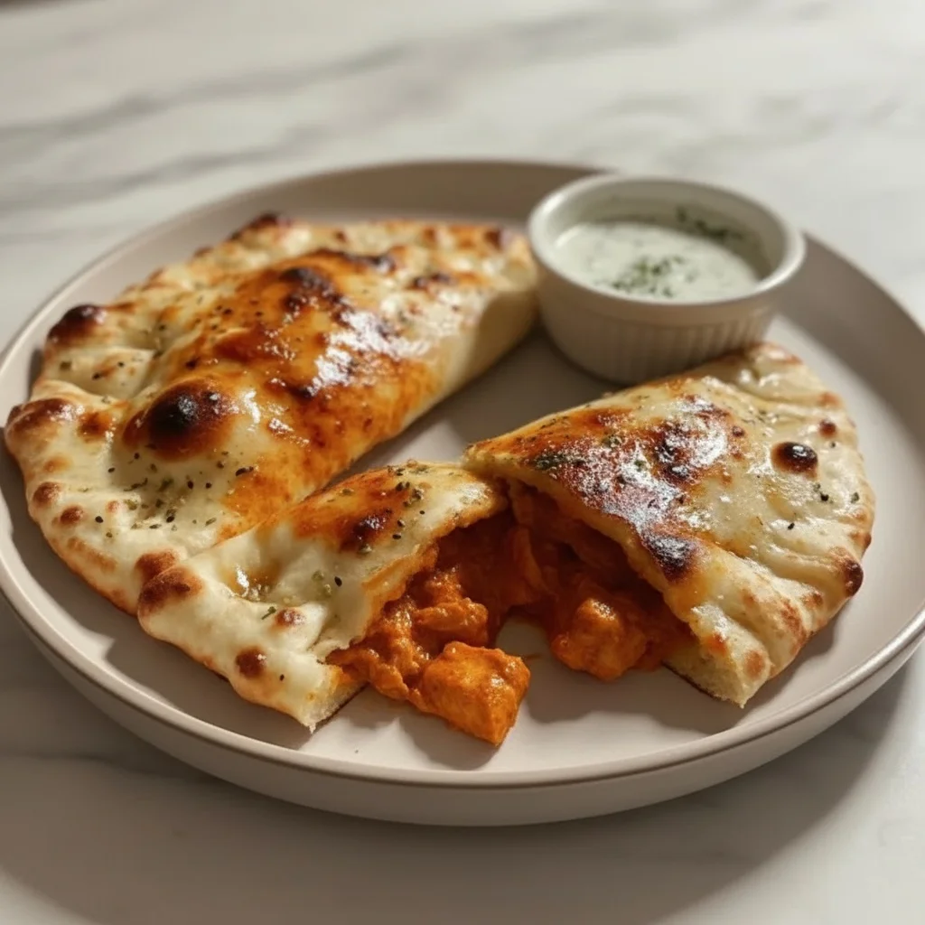 Butter Chicken Stuffed Naan