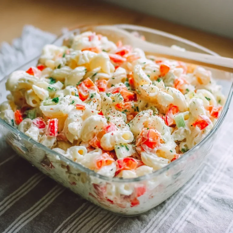 Cheddar Sour Cream Macaroni Salad