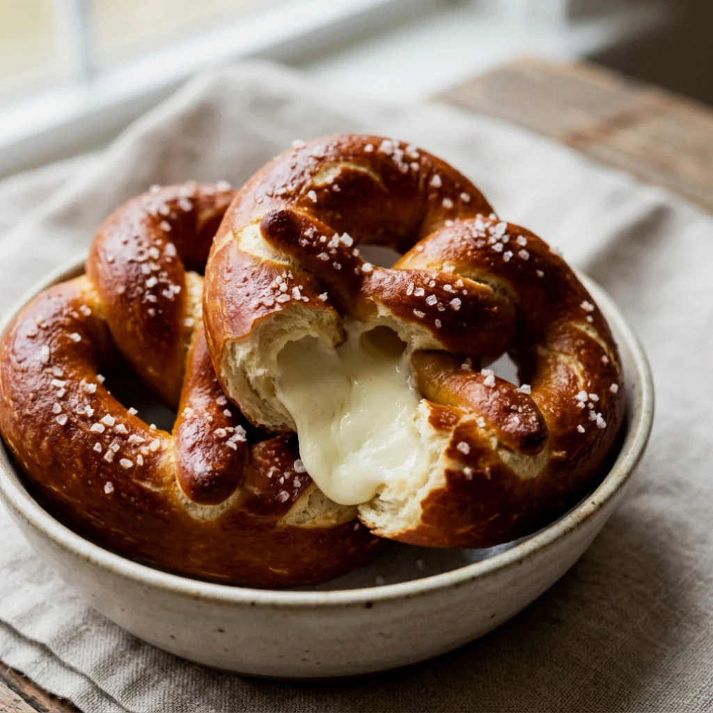 Cheese Stuffed Pretzels