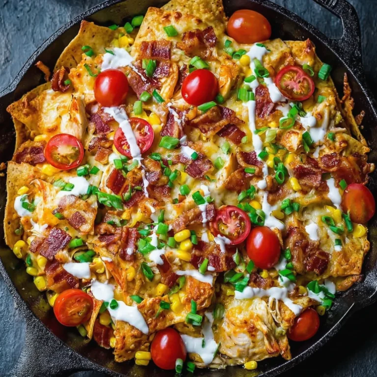 Chicken Nachos Skillet