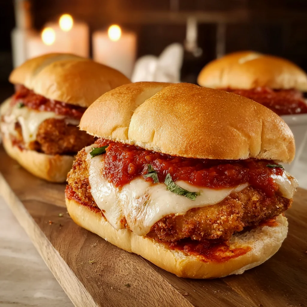 Chicken Parmesan Sandwiches