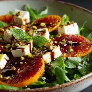Citrus Feta Salad with Fresh Orange Segments