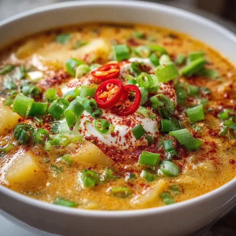 Creamy Cajun potato soup