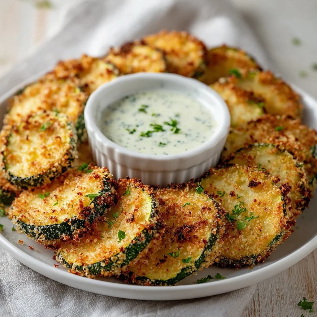 crispy parmesan zucchini chips