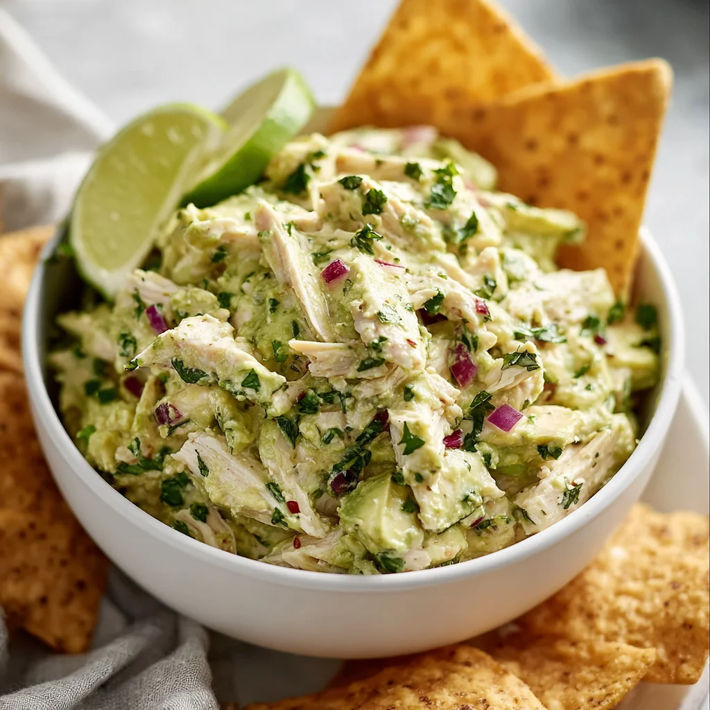 Guacamole chicken salad