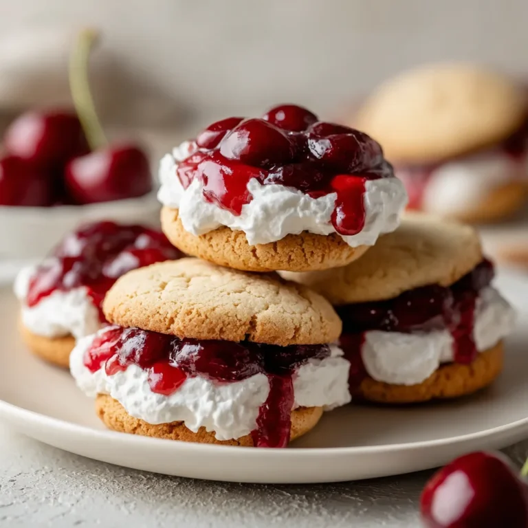 Cherry cheesecake stuffed cookies