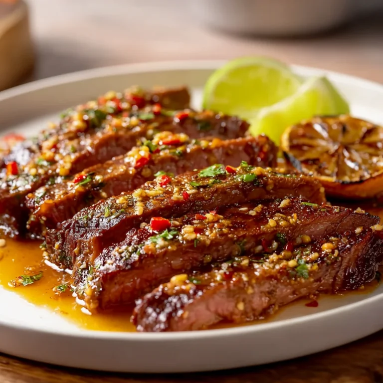 Minute Chili Lime Flank Steak