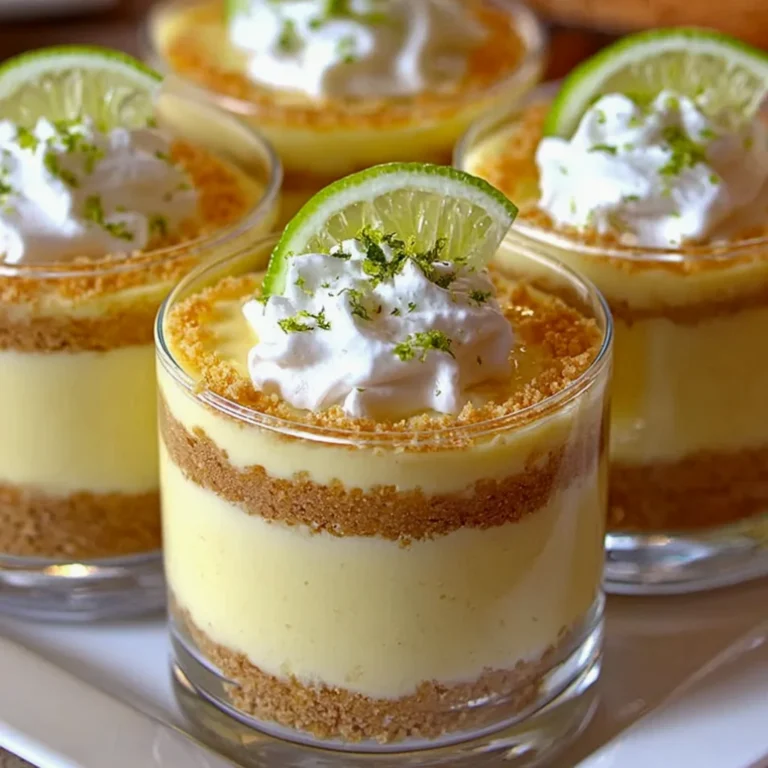 No-Bake Key Lime Pie Dessert Shooters
