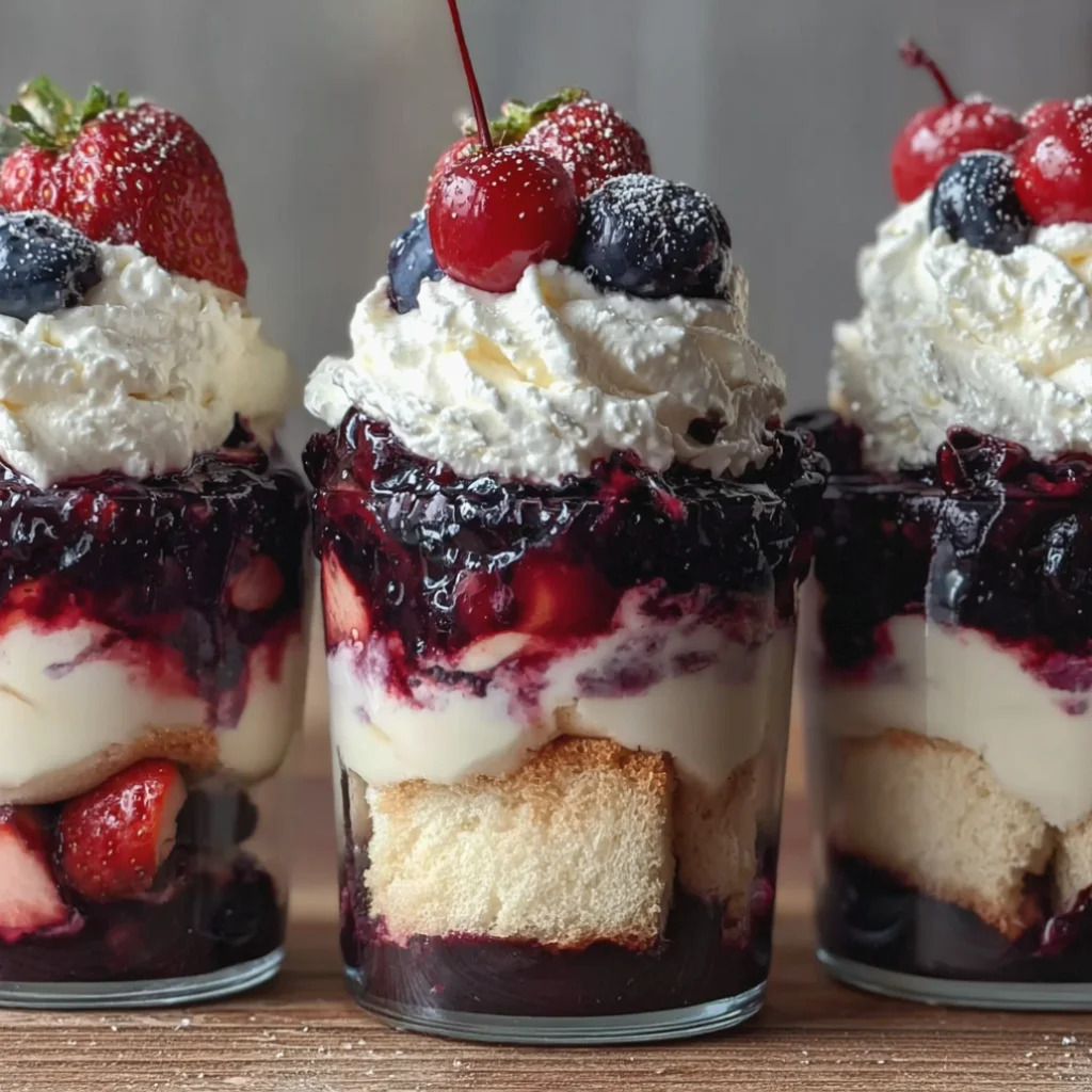 no bake strawberry cheesecake trifle cups