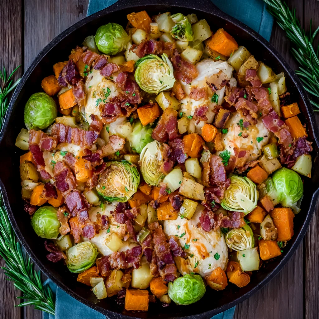 One-Pot Easy Harvest Chicken Skillet