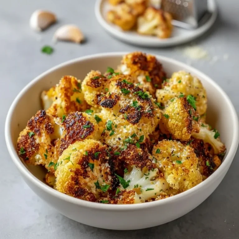 parmesan roasted cauliflower