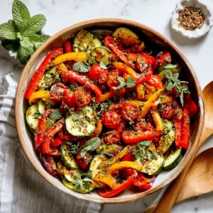 Viral TikTok Cucumber and Bell Pepper Salad