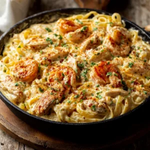 Cajun Seafood Alfredo Meal Prep