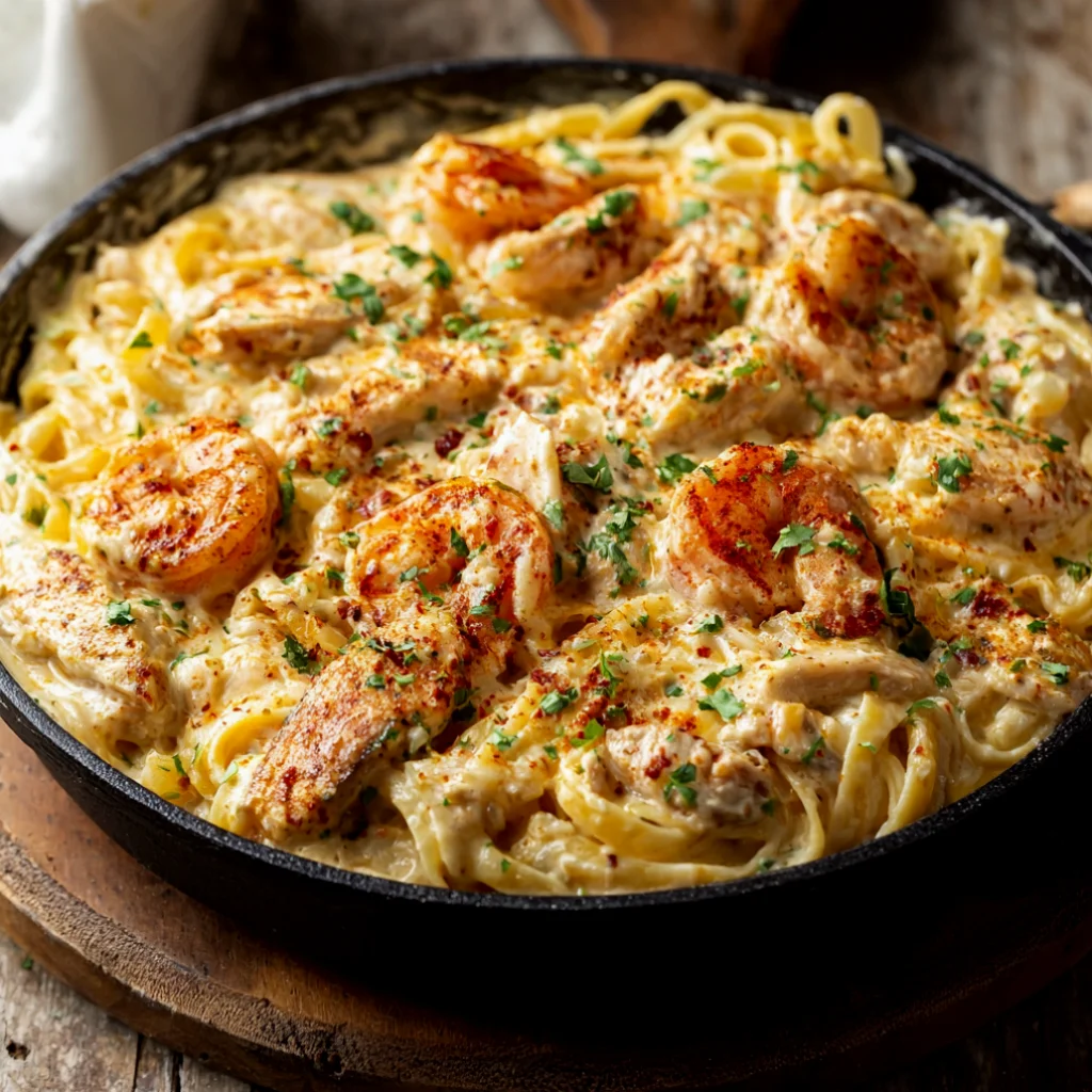 Cajun Seafood Alfredo Meal Prep