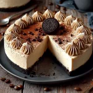 Cappuccino Fudge Cheesecake
