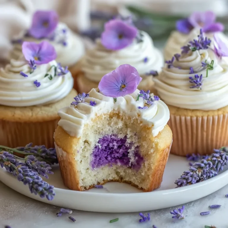 Lavender Honey Cupcakes