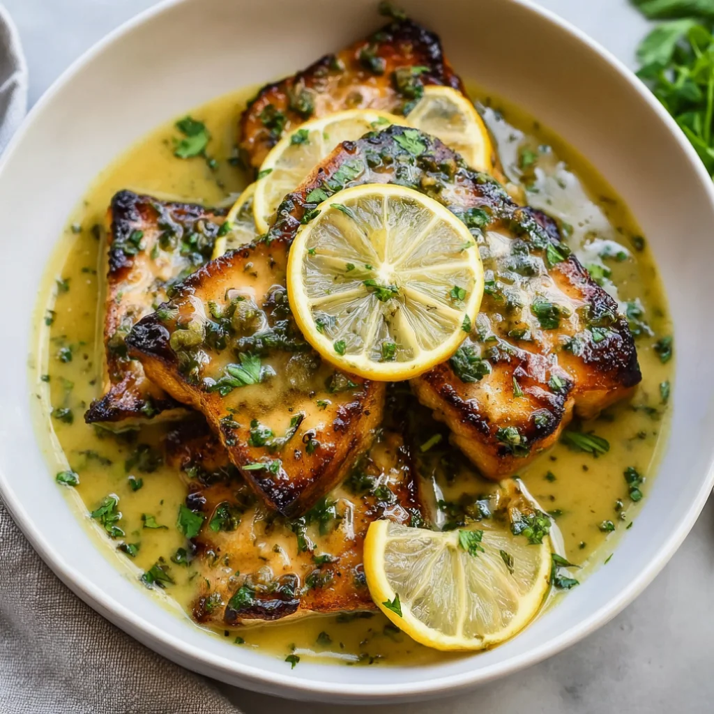 Mahi Mahi Lemon Butter Sauce
