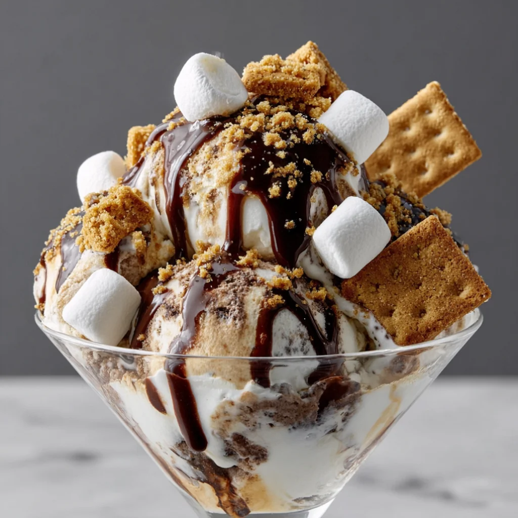 Marshmallow Chocolate Ice Cream
