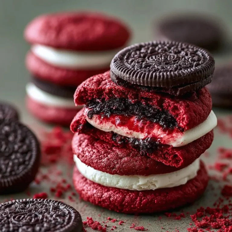 Red Velvet Oreo Cookies
