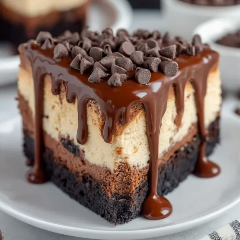 Ultimate Hot Fudge Brownie Cheesecake
