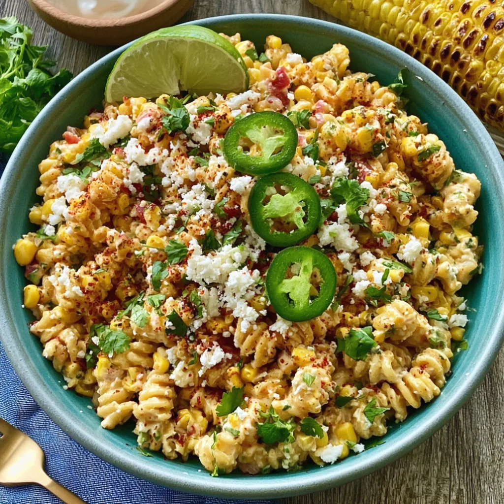 Grilled Corn Elote Pasta Salad Greek Yogurt