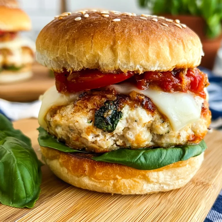 Italian Chicken Burgers